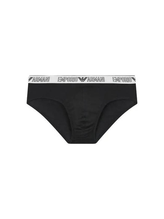 UNDERWEAR Men s Jacquard Logo Banding Briefs Black 271963 - EMPORIO ARMANI - BALAAN 1