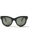 Eyewear Mineral Glass Cat Eye Sunglasses Black - CELINE - BALAAN 3