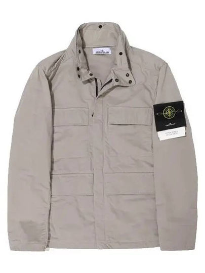 Hyper Dense Nylon Raso Field Jacket Dove Grey - STONE ISLAND - BALAAN 2