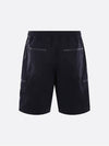 Cargo Bermuda Comfort Fit Cotton Shorts Navy - STONE ISLAND - BALAAN 4