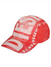 C Ewan Logo Print Base Ball Red - DIESEL - BALAAN 2