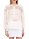 Isabel Marant Etoile VOILE CROCHET Shirt - ISABEL MARANT - BALAAN 1