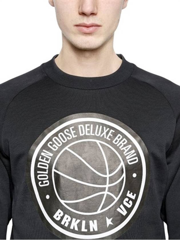 RUBBERIZED LOGO Sweatshirt - GOLDEN GOOSE - BALAAN 4