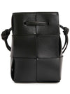 Intrecciato Cassette Small Bucket Bag Black - BOTTEGA VENETA - BALAAN 5