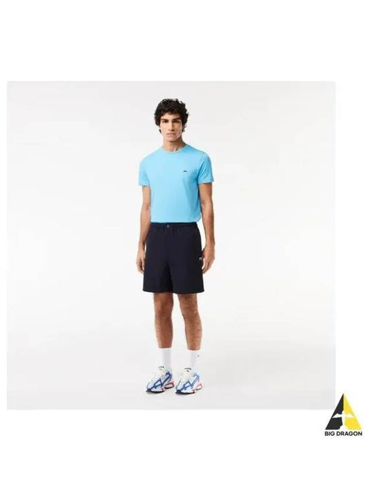 Men s Poplin Shorts Dark Navy - LACOSTE - BALAAN 1