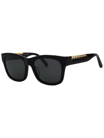 Stella McCartney SC0052SK 001 officially imported square horn rimmed luxury sunglasses - STELLA MCCARTNEY - BALAAN 1