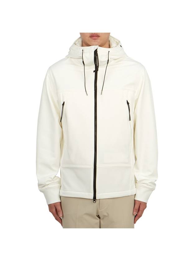 Men's Shell R Drawstring Goggle Hooded Jacket White - CP COMPANY - BALAAN 2