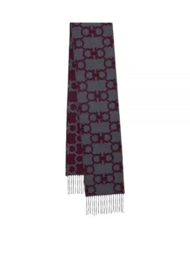 Ferragamo 520078 757900 Gancini Scarf - SALVATORE FERRAGAMO - BALAAN 1