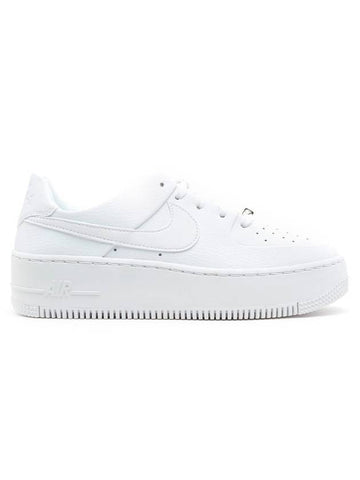 Women's  Air Force 1 Sage Low Top Sneakers White - NIKE - BALAAN 1