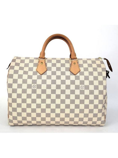 Louis Vuitton Azur Damier Speedy 35 Tote Bag N41535 - LOUIS VUITTON - BALAAN 1