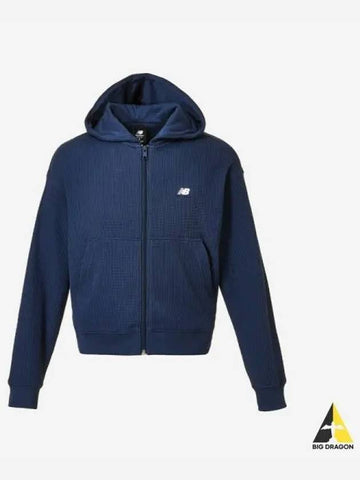 Athletic Fashion Hooded Zip Up 59 Navy - NEW BALANCE - BALAAN 1