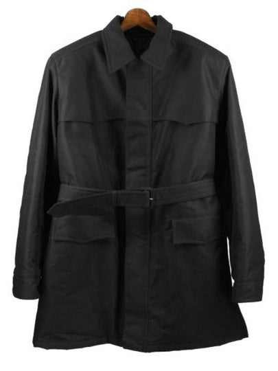 Technical Fabric Parka Black - PRADA - BALAAN 2