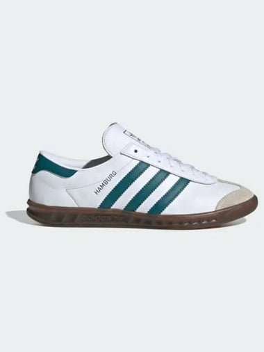 HAMBURG W Women s Original Cloud White Legacy Teal Gum JH8562 696970 - ADIDAS - BALAAN 1