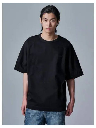 Cotton racer cut short sleeve black domestic product GM0024060444465 - JUUN.J - BALAAN 1