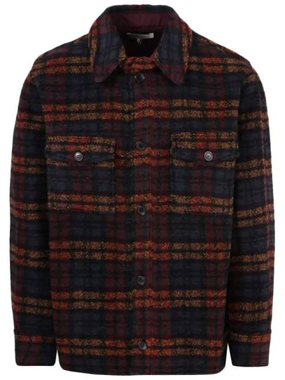 Kervont Check Shirt Jacket Black - ISABEL MARANT - BALAAN 2