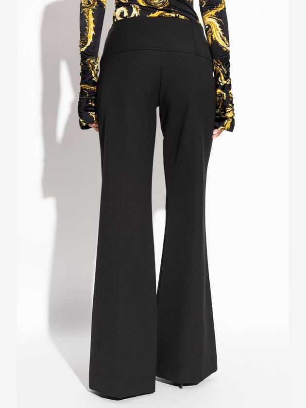 Versace Jeans Couture Pants With Stripes, Women's, Black - VERSACE - BALAAN 4