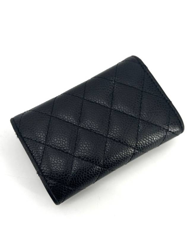 Classic caviar gold flap card wallet - CHANEL - BALAAN 3