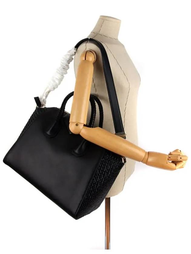 Antigona Medium Leather Tote Bag Black - GIVENCHY - BALAAN 4