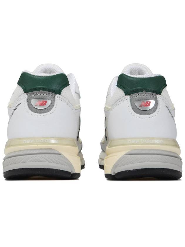 990v4 Made in USA White Green - NEW BALANCE - BALAAN 5