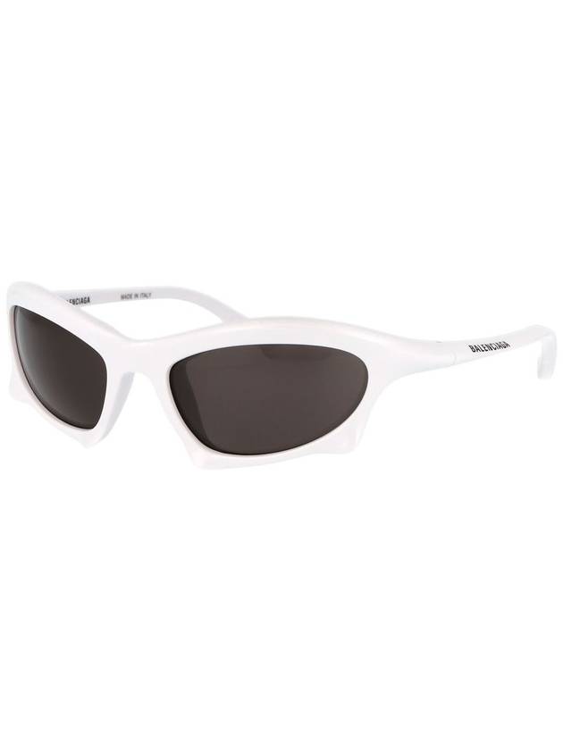 nylon BAT RECTANGLE sunglasses white - BALENCIAGA - BALAAN 3