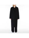 Capi Wool Double Coat Black - S MAX MARA - BALAAN 3