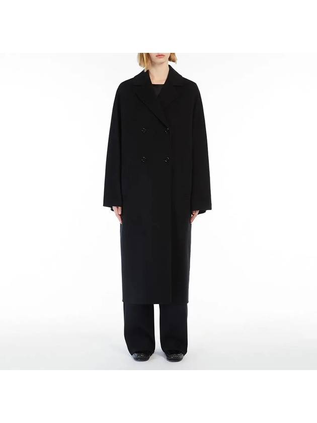 Capi Wool Double Coat Black - S MAX MARA - BALAAN 3