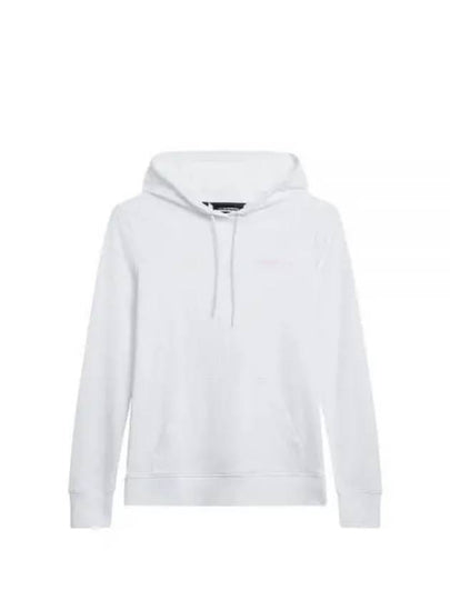 Vice Logo Relaxed Fit Hoodie White - J.LINDEBERG - BALAAN 2