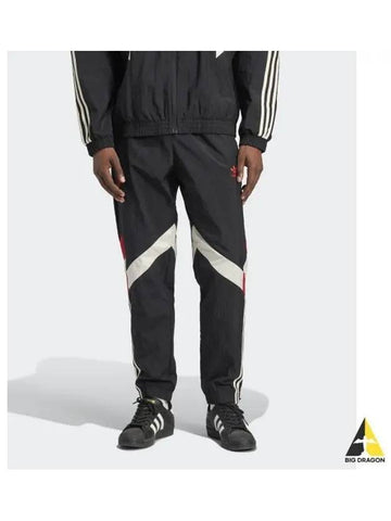 adidas Manchester United Track Pants Black Red IS6527 - ADIDAS - BALAAN 1