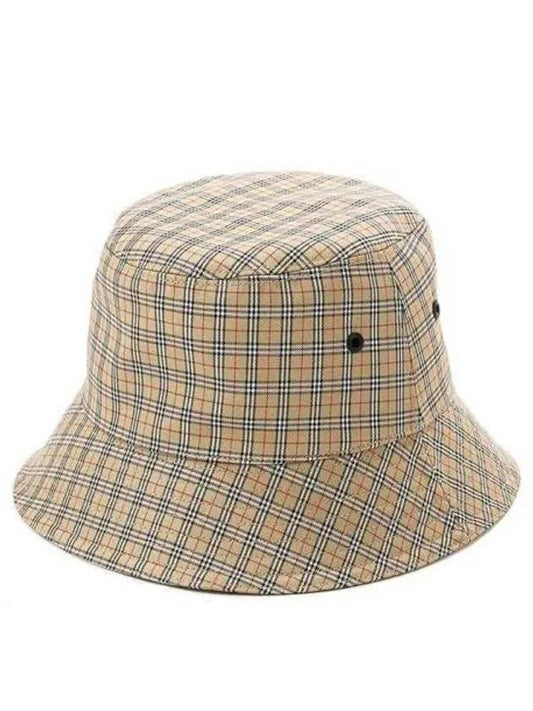 Mini Check Bucket Hat Archive Beige - BURBERRY - BALAAN 2