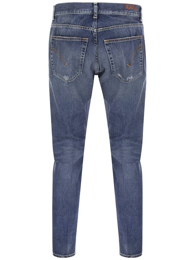 Denim Straight Pants UP576 DFE254U FF7 DU 800 BLUE - DONDUP - BALAAN 3