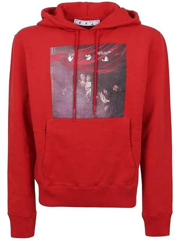 Caravaggio Slim Hoodie Red - OFF WHITE - BALAAN 1