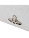 ORB Logo Card Wallet White - VIVIENNE WESTWOOD - BALAAN 7