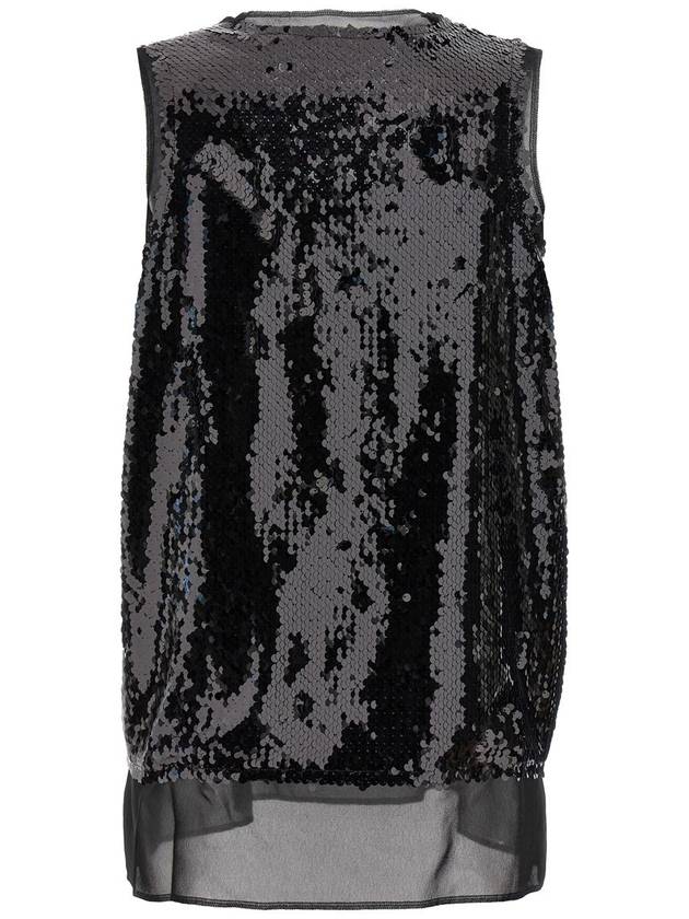 Sequin sleeveless black - COMME DES GARCONS - BALAAN 3