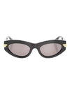 Eyewear Cat Eye Acetate Sunglasses Black - BOTTEGA VENETA - BALAAN 1