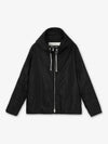 Blouson Nylon Hooded Jacket Black - JIL SANDER - BALAAN 2