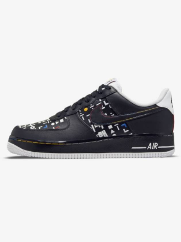 Air Force 1 07 LV8 Hangul Day Low Top Sneakers Black - NIKE - BALAAN 2