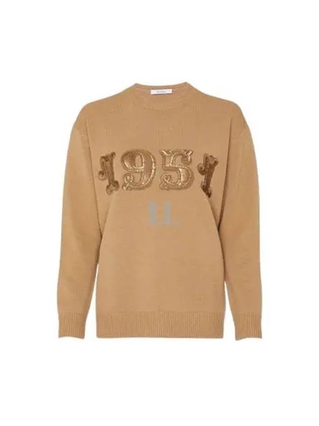 Plata Knit Top Camel - MAX MARA - BALAAN 2