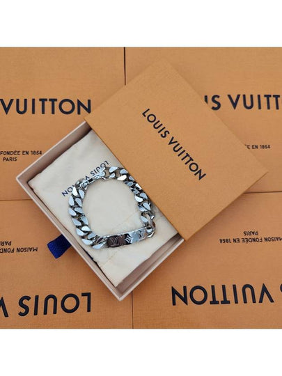 Monogram Chain Bracelet Silver - LOUIS VUITTON - BALAAN 2