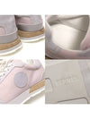 Pink Technical Canvas Suede Drive Women s Sneakers 36 5 - HERMES - BALAAN 7