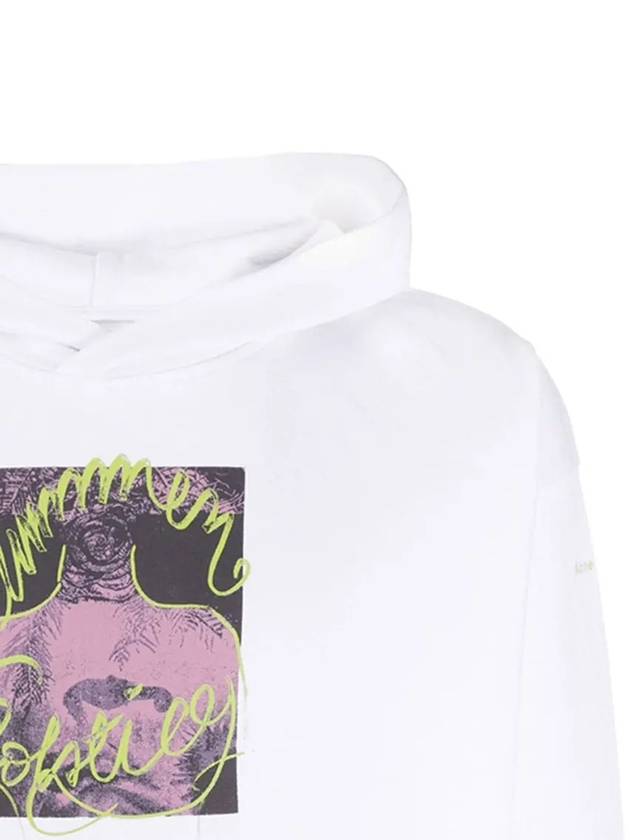 12Th Anniversary Solstice Print Hoodie White - ACNE STUDIOS - BALAAN 4