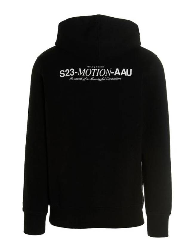 Logo Print Hoodie Black - 1017 ALYX 9SM - BALAAN 3