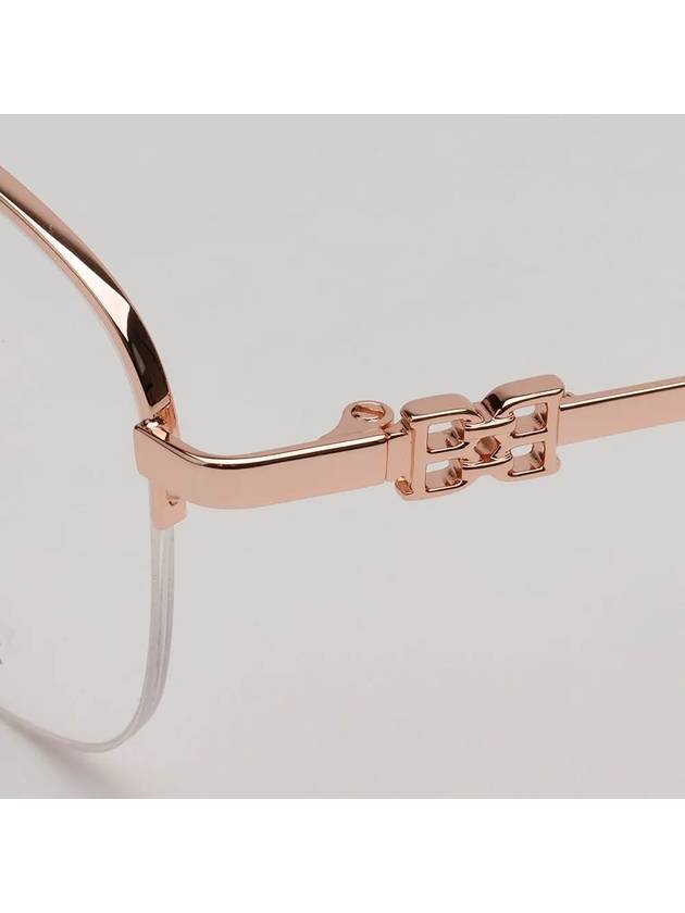 Glasses frame BY5073H 033 semirimless men women gold frame - BALLY - BALAAN 5