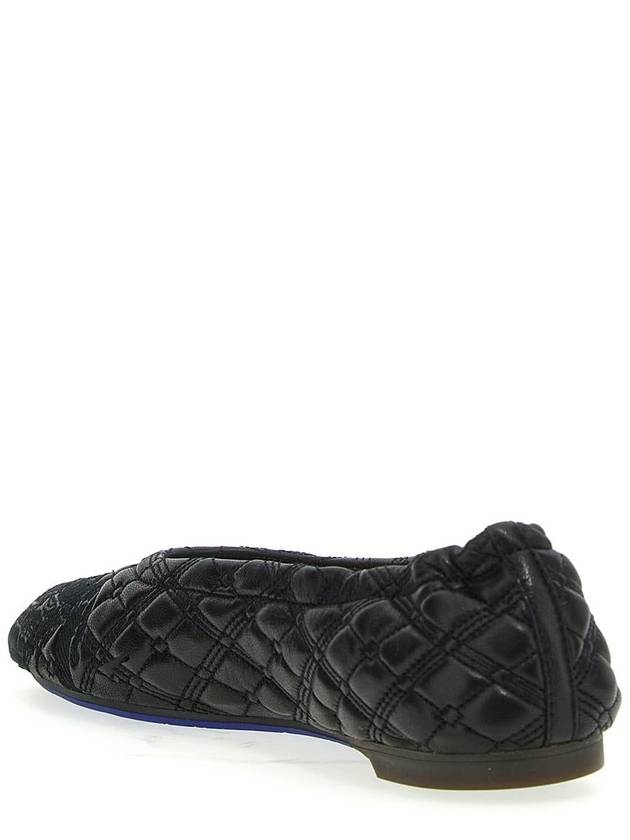 Quilted Leather Ballerinas Black - BURBERRY - BALAAN 4