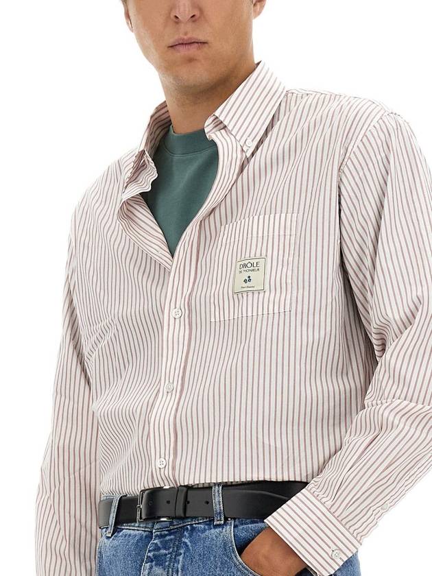 Drôle De Monsieur Shirt With Logo - DROLE DE MONSIEUR - BALAAN 4