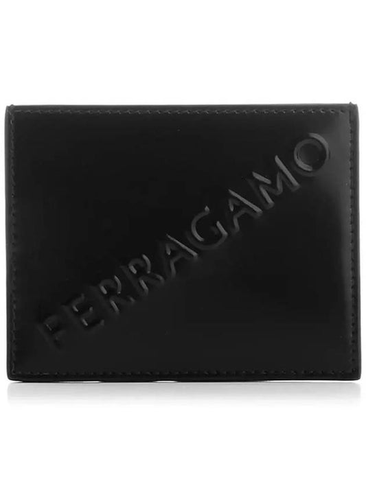 3D Signature Card Wallet Black - SALVATORE FERRAGAMO - BALAAN 2