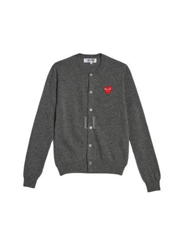 Red Waffen Cardigan Unisex AX N007 051 3 - COMME DES GARCONS - BALAAN 1