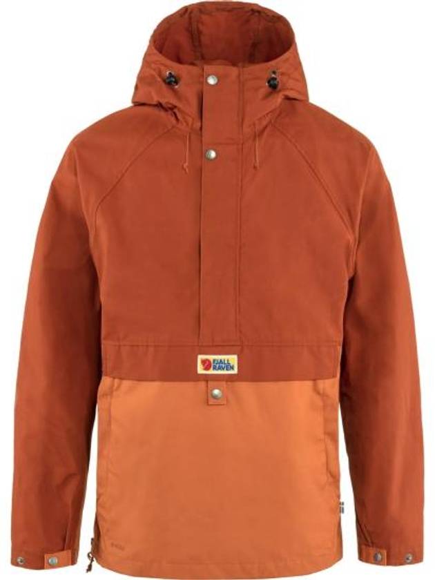 Men's Vardag Anorak Autumn Leaf Terracotta Brown - FJALL RAVEN - BALAAN 2