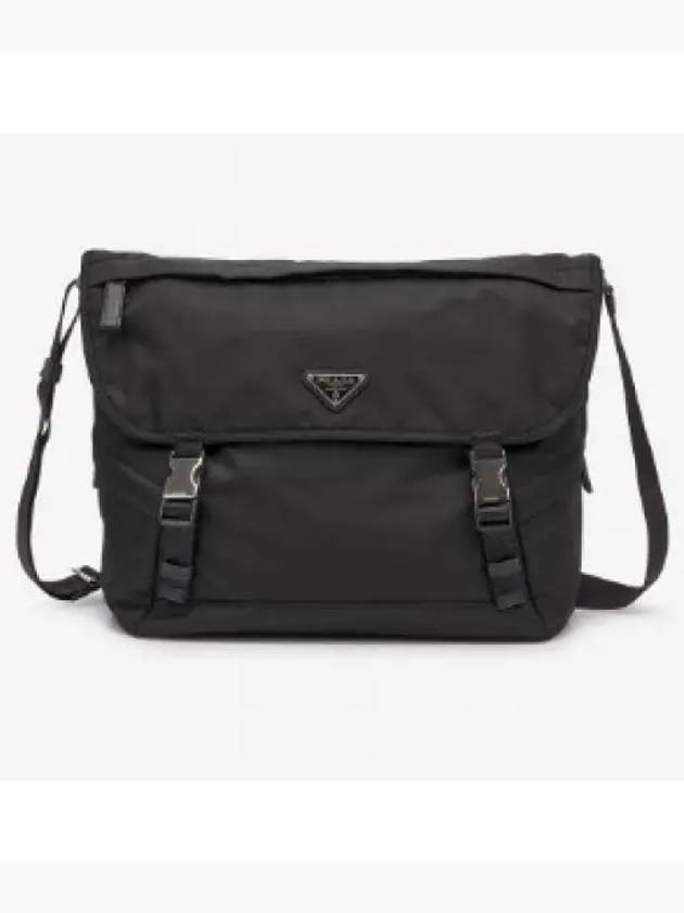 Re-Nylon Saffiano Shoulder Bag Black - PRADA - BALAAN 2