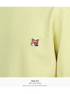 Fox Head Patch Regular Sweatshirt Yellow - MAISON KITSUNE - BALAAN 7