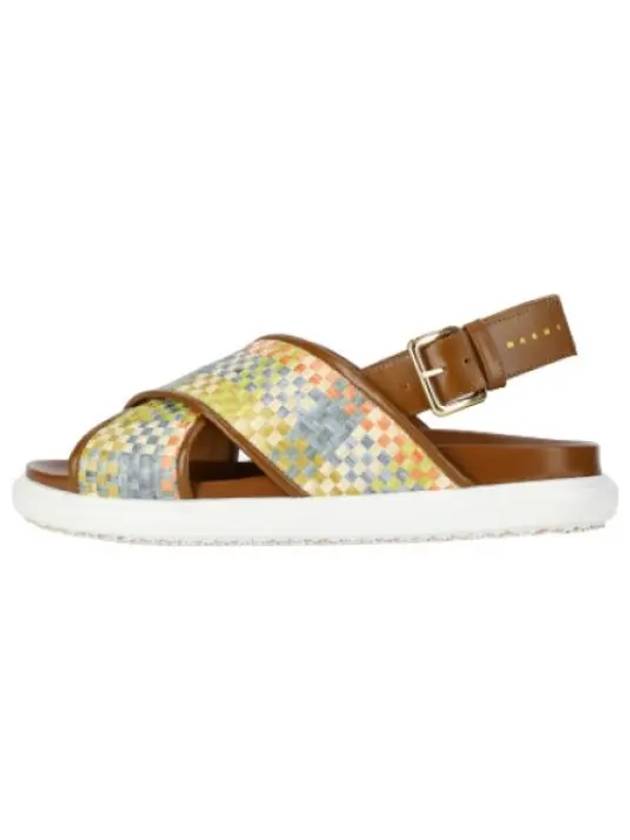 Fussbet Criss Cross Sandals Multi - MARNI - BALAAN 1